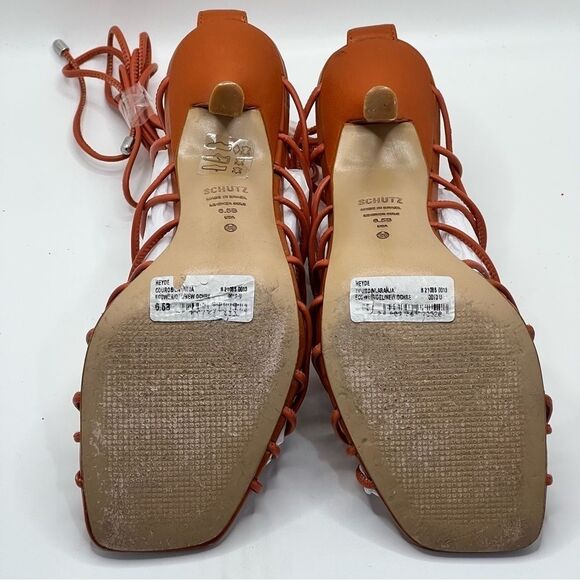 SCHUTZ • Heyde Sandal in New Ochre - Picture 5 of 9